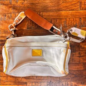 Vintage White Coach Bag